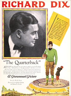 <i>The Quarterback</i> (1926 film) 1926 film