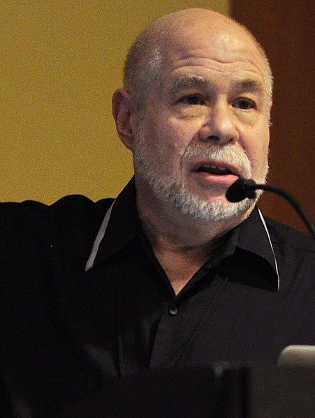 Richard Goldstein (pictured at the 2015 EMP Pop Conference) was the first American music critic to focus on rock music.