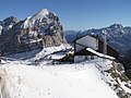 Rifugio Lagazuoi ( Lagazoi) 2752m View from Cortina - panoramio.jpg1 280 × 960; 241 KB