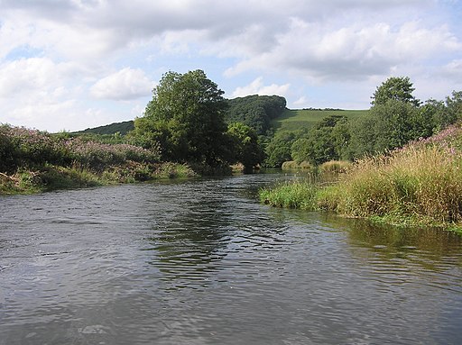 River Taw, looking towards Hawkridge Wood - Umberleigh - August 2011 - panoramio