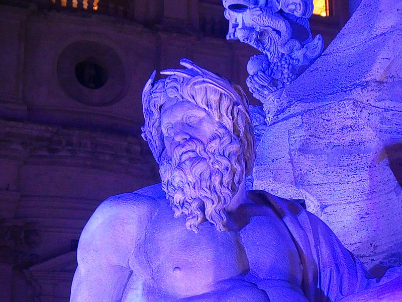 File:Roma, Fontana dei fiumi, Ganges, detail.jpg