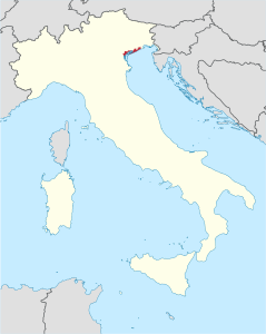 Map Patriarchate of Venice