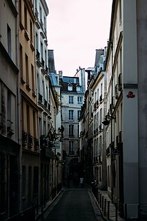 Rue Gît-le-Cœur Street in Paris, France