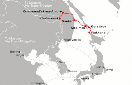 Route of the itinerary