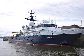 Ladoga during sea trials in 2018