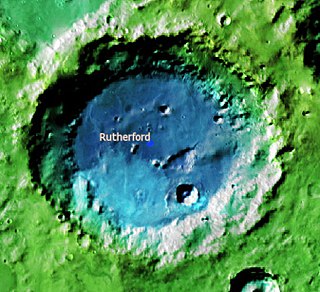 Rutherford (Martian crater)