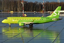 Embraer 170 S7 Airlines в аэропорту Пулково