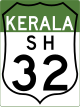 State Highway 32 (Kerala) shield}}