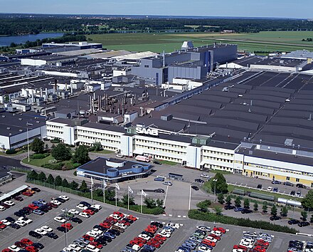 Saab's main production facilities in Trollhättan