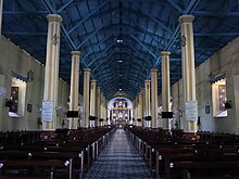 Church interior in 2022 Saint Andrew the Apostle Parish Bacarra inside (Rizal Boulevard, Bacarra, Ilocos Norte; 11-17-2022).jpg