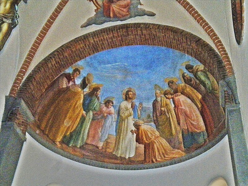 File:Saint Peter in Mezzana-Fresco by the altar.jpg