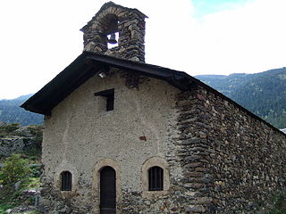 Església de Sant Pere del Tarter church building in Canillo, Andorra