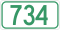 Saskatchewan Rotası 734.svg