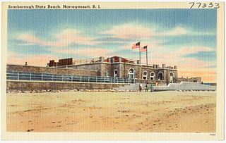 Scarborough Beach (Rhode Island) State beach in Washington County, Rhode Island