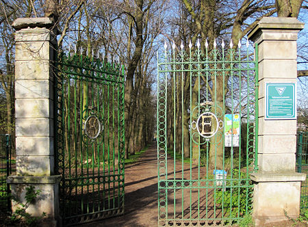 Schlosspark Lechenich Osteingang Lindenallee