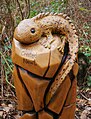 Sculpture in the Wildlife Walk at Joyden's Wood.