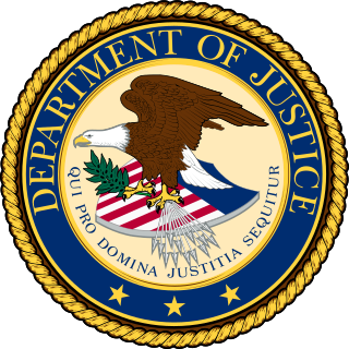 United States Department of Justice U.S. federal executive department in charge of law enforcement