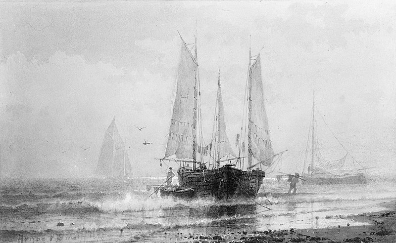 File:Seascape—Fishing Boats by the Shore MET ap1980.261.jpg