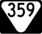 Marcador de rota estadual 359