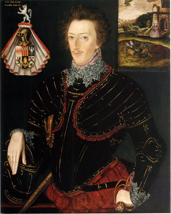Hoby's brother Edward in 1583