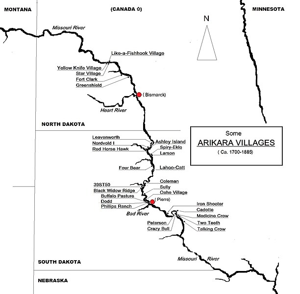 File:Some Arikara villages - 1700-1885.jpg