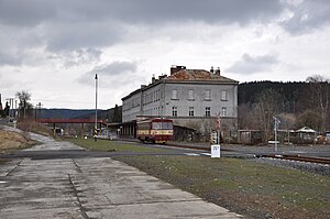 Dolní Poustevnan rautatieasema (2010)