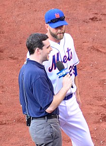 Gelbs interviewing Eric Campbell in 2014 Steve Gelbs and Eric Campbell on July 12, 2014 (cropped).jpg