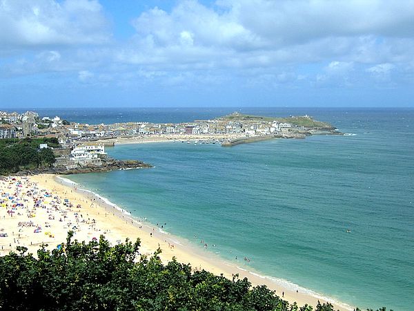 St Ives Harbour and Porthminster Beach