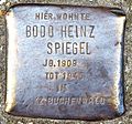 Stumbling block for Bodo Heinz Spiegel (Klosterstrasse 90)