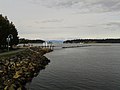 Swy-A-Lana Lagoon Fishing Peir as viewed from the Harbourfront Walkway downtown Nanaimo