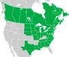 Symphyotrichum puniceum distribution map