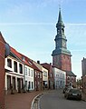 Blick auf St. Laurentius, von der Johann-Adolf-Straße aus gesehen