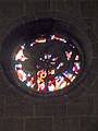 Sankt Georg als Märtyrer. Fenster an der Ostwand von innen