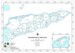 Карта вододілів Східного Тимору