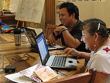 During the Mayan Wikipedia workshop