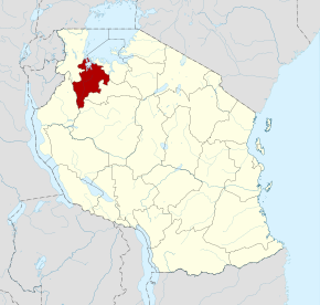 Kart over Geita Swahili: Mkoa wa Geita