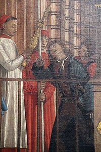 Teleri de l'école de San Giovanni ev., Vittore Carpaccio, Miracle de la Croix au Rialto (1496) 03.JPG