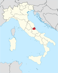 Provincia Interamnana Praetutiorum: situs