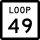 Marqueur State Highway Loop 49