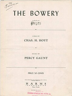 The Bowery (song) song