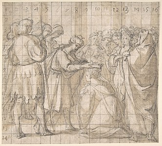 The Coronation of Esther av Ahasverus, Metropolitan Museum of Art, New York