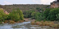 The Guadalupe River in Kerr County, Texas, USA (8 May 2014).
