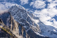 The formation of the Himalayas (pictured) during the Early Eocene some 52 mya was a key factor in determining India's modern-day climate; global climate and ocean chemistry may have been impacted too. The Mighty Himalayas (232986627).jpeg