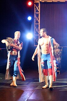 Magnus (right), one half of The British Invasion as TNA World Tag Team Champions The british invasion champs.jpg