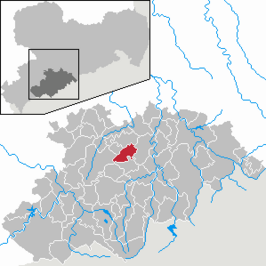 Kaart van Thum (Saksen)
