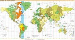 Localisation de la zone UTC-4