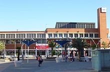 Estación de Cercanías de Torrejón de Ardoz, en la plaza de España