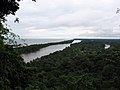 Letecký pohled na Národní park Tortuguero v roce 2006