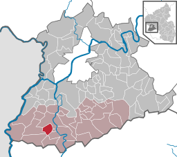 Läget för Trassem i Trier-Saarburg