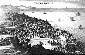 Trebizond with the Black Sea on the right Trebisonde (Relation d un voyage du Levant).jpg